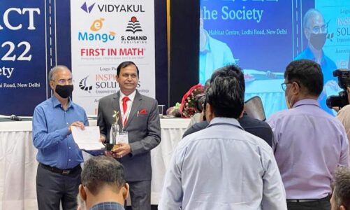 DPS, Bokaro A S Gangwar receives prestigious ‘Most Effective Principal’ award