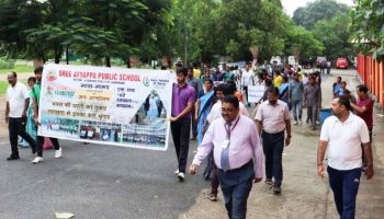 Students of Ayyappa Public School embrace the ‘Cleanliness Pledge’