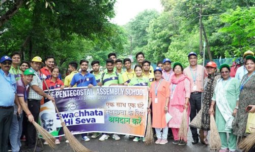 Pentecostal Assembly School’s cleanliness drive sets a remarkable Swachh Bharat example