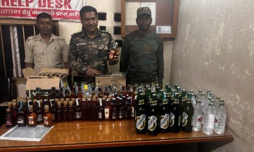 Bokaro: अवैध विदेशी शराब बिक्री केंद्र पर छापा, विदेशी शराब, बीयर जब्त