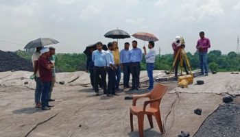 Major violations found in coal storage during joint inspection at Bokaro Railway Siding