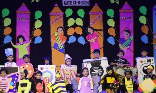 Bokaro: Students’ creativity showcased in colourful costume competition