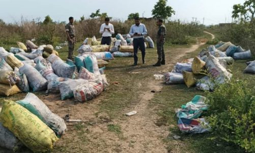 Bokaro: डीएमओ ने की छापेमारी, अवैध कोयला भंडारण बरामद