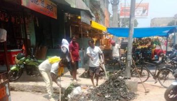 मानसून पूर्व नालियों की सफाई अभियान में जुटा चास नगर निगम