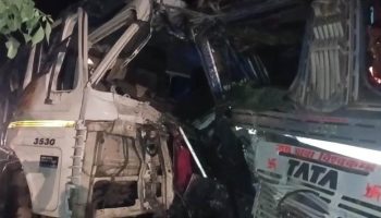 पेटरवार और गोला के बीच चार वाहन आपस में टकराए, 7 घायल, 2 की हालत गंभीर